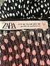 Zara Polka Dots Black Long Sleeve Blouse Size M - photo 4