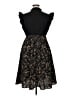 Shein 100% Polyester Floral Black Cocktail Dress Size XL - photo 2