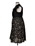 Shein 100% Polyester Floral Black Cocktail Dress Size XL - photo 5