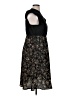 Shein 100% Polyester Floral Black Cocktail Dress Size XL - photo 4