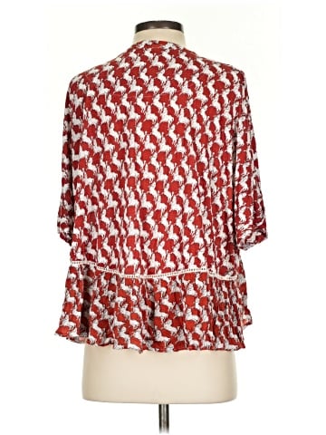 Anthropologie 3/4 Sleeve Blouse (view 2)