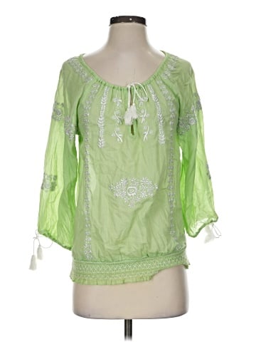 Calypso St. Barth 3/4 Sleeve Blouse (view 1)