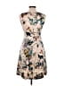 Beth Bowley Print Tan Cocktail Dress Size 6 - photo 2