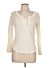 Lynn Ritchie Ivory Long Sleeve Silk Top Size L - photo 1