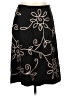 Ann Taylor LOFT Graphic Black Wool Skirt Size 10 - photo 1