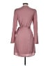 Express 100% Polyester Solid Pink Cocktail Dress Size S - photo 2