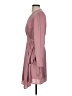Express 100% Polyester Solid Pink Cocktail Dress Size S - photo 5