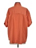 A New Day 100% Polyester Solid Orange Short Sleeve Blouse Size S - photo 2