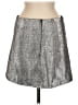 H&M Metallic Silver Casual Skirt Size 8 - photo 2