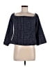 Zara Blue 3/4 Sleeve Blouse Size L - photo 1