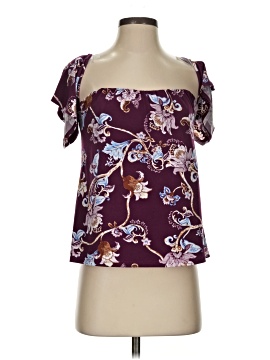 White House Black Market Short Sleeve Blouse (view 1)