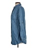Lulus Blue Long Sleeve Button-Down Shirt Size S - photo 5