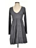 Socialite Gray Casual Dress Size XS - photo 1