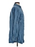 Lulus Blue Long Sleeve Button-Down Shirt Size S - photo 4