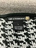 SWEATER WORKS 100% Acrylic Houndstooth Silver Pullover Sweater Size L - photo 7