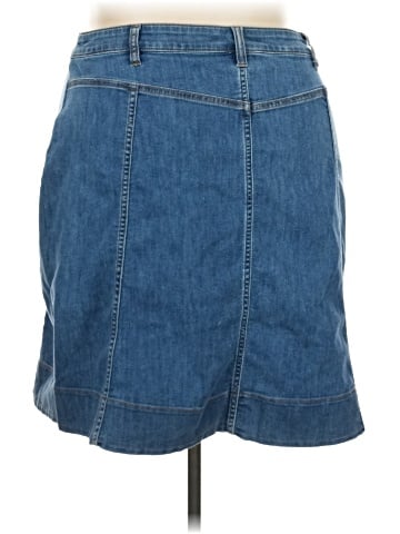 Chaps Denim Skirt (view 2)