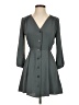 Babaton 100% Polyester Solid Gray Casual Dress Size XS - photo 1