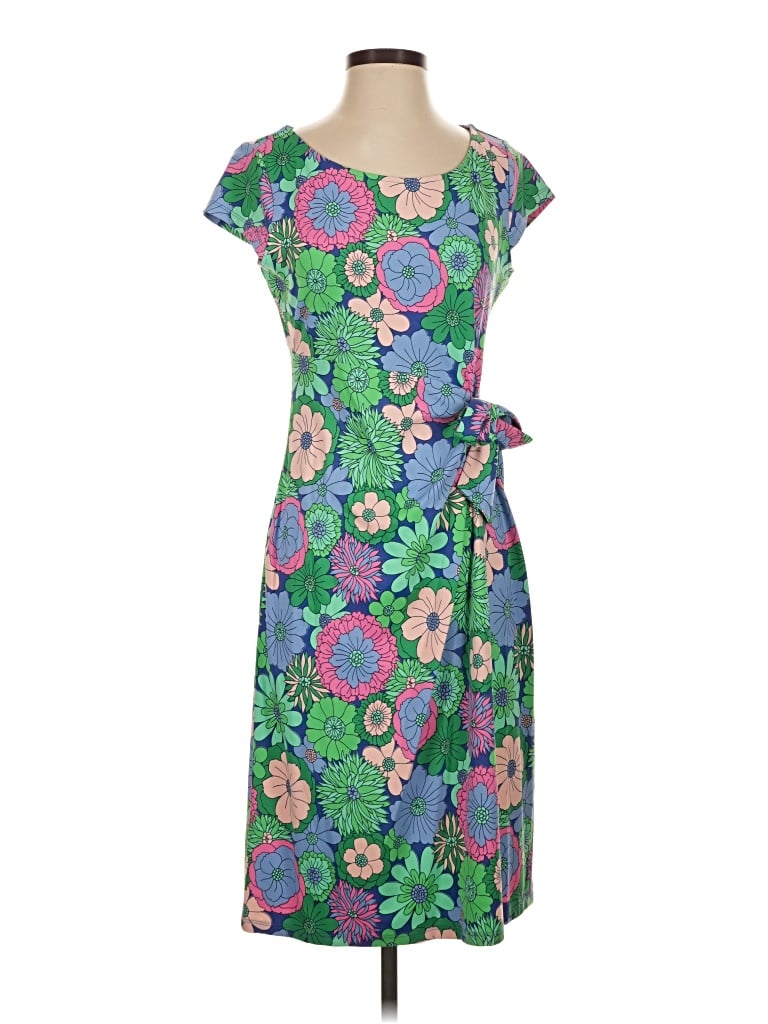 Pre-owned Talbots Casual Dress In Green