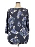 D&Co. Floral Blue Pullover Sweater Size 2X - photo 2