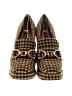 Nine West Houndstooth Brown Heels Size 7 1/2 - photo 2