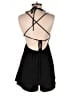 Shein Solid Black Romper Size 4 - photo 2