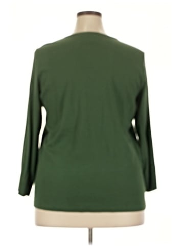 Lands' End 3/4 Sleeve T-Shirt (view 2)