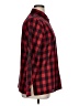 Foxcroft Checkered-gingham Red Ivory Long Sleeve Blouse Size 16 - photo 4