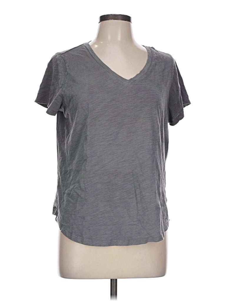 Pre-owned Old Navy Short Sleeve T-shirt In Gray