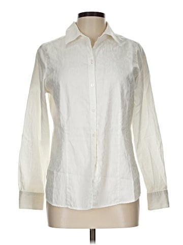 Foxcroft Long Sleeve Button-Down Shirt (view 1)