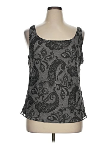 Lafayette 148 New York Sleeveless Silk Top (view 1)