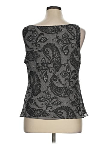 Lafayette 148 New York Sleeveless Silk Top (view 2)