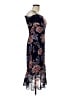 Guess Paisley Floral Blue Cocktail Dress Size 6 - photo 4