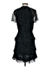 Madewell 100% Polyester Animal Print Black Cocktail Dress Size 2 - photo 2