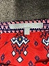 Sweet Rain 100% Polyester Print Red Casual Dress Size L - photo 7