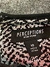 Perceptions Tweed Gray Casual Dress Size 10 - photo 7