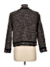 Aqua 100% Polyester Tweed Black Cardigan Size L - photo 2