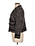 Aqua 100% Polyester Tweed Black Cardigan Size L - photo 5