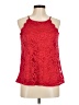 A. Byer Red Sleeveless Blouse Size M - photo 1