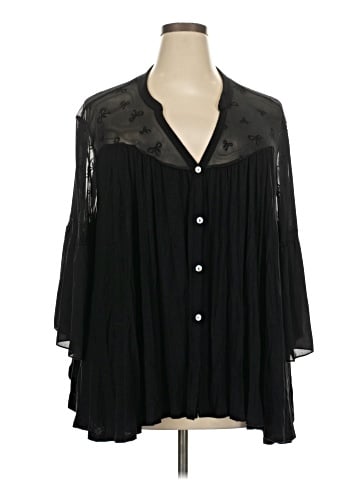 Kim & Cami 3/4 Sleeve Blouse (view 1)