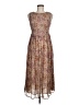Assorted Brands 100% Viscose Paisley Brown Casual Dress Size M (estimated) - photo 1