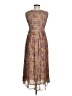 Assorted Brands 100% Viscose Paisley Brown Casual Dress Size M (estimated) - photo 2