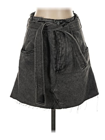 We the Free Denim Skirt (view 1)