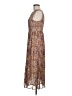 Assorted Brands 100% Viscose Paisley Brown Casual Dress Size M (estimated) - photo 5