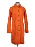 Lands' End 100% Polyester Orange Trenchcoat Size XS - photo 1