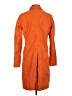 Lands' End 100% Polyester Orange Trenchcoat Size XS - photo 2