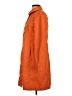 Lands' End 100% Polyester Orange Trenchcoat Size XS - photo 5