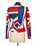 Boden 100% Cotton Print Red Blazer Size 2 - photo 2