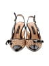 Beverly Feldman Animal Print Black Heels Size 8 1/2 - photo 2
