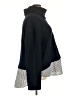 Suzanne Betro Blue Turtleneck Sweater Size XXL (estimated) - photo 4