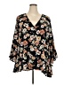 Ophelia Roe 100% Polyester Black 3/4 Sleeve Blouse Size 3X - photo 1